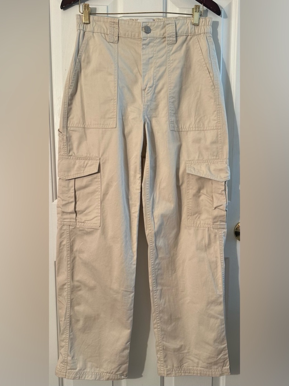 URBAN OUTFITTERS UO BDG 28 Cargo Utility Military Wide Leg Cotton Elastic Pants